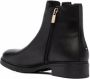 Tommy Hilfiger logo-plaque leather ankle boots Black - Thumbnail 3