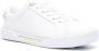 Tommy Hilfiger logo-plaque leather sneakers White - Thumbnail 2