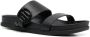 Tommy Hilfiger logo-plaque open-toe 20mm sandals Black - Thumbnail 2