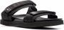 Tommy Hilfiger logo-plaque touch-strap sandals Black - Thumbnail 2
