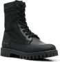 Tommy Hilfiger logo-stamp lace-up boots Black - Thumbnail 2