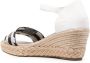 Tommy Hilfiger logo-strap wedge sandals White - Thumbnail 3