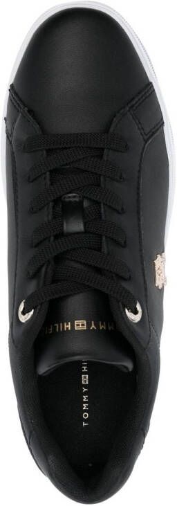 Tommy Hilfiger low-top leather sneakers Black
