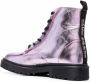 Tommy Hilfiger metallic-finish ankle boots Pink - Thumbnail 3