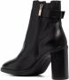 Tommy Hilfiger Monogram-Hardware leather ankle boots Black - Thumbnail 3