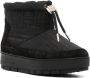 Tommy Hilfiger monogram-jacquard platform snow boots Black - Thumbnail 2