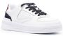 Tommy Hilfiger monogram low-top leather sneakers White - Thumbnail 2