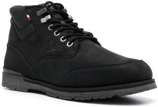 Tommy Hilfiger Nubumix suede boots Black