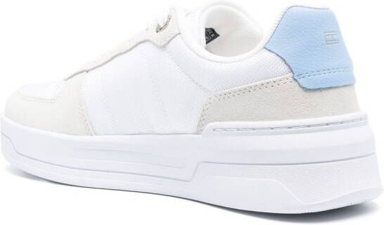 Tommy Hilfiger panelled leather sneakers Blue
