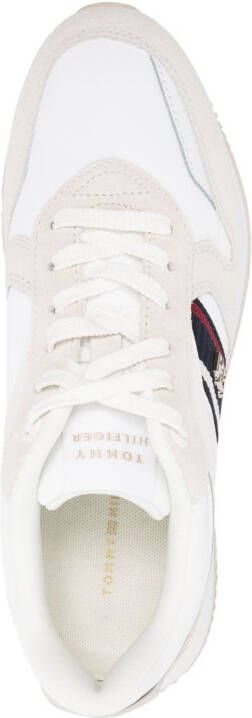 Tommy Hilfiger panelled suede sneakers White