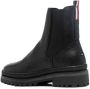 Tommy Hilfiger pebbled-finish chelsea ankle boots Black - Thumbnail 3