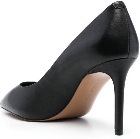Tommy Hilfiger pointed-toe leather pumps Black