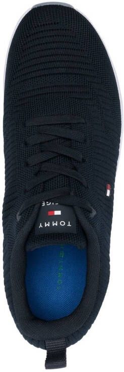 Tommy Hilfiger ribbed texture sneakers Blue