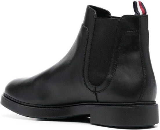 Tommy Hilfiger Rounded Chelsea Booties Black