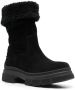 Tommy Hilfiger shearling lining suede boots Black - Thumbnail 2
