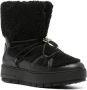 Tommy Hilfiger shearling-trim leather snow boots Black - Thumbnail 2