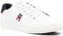 Tommy Hilfiger side embroidered-logo low-top sneakers White - Thumbnail 2