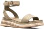Tommy Hilfiger side logo-plaque detail sandals Green - Thumbnail 2