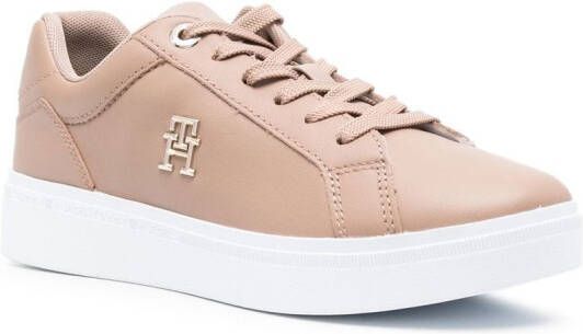 Tommy Hilfiger side logo-plaque sneakers Neutrals