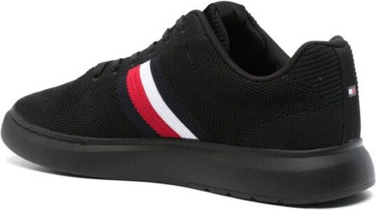 Tommy Hilfiger side stripe-detail mesh sneakers Black
