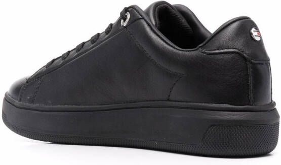 Tommy Hilfiger Signature leather sneakers Black
