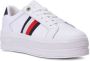 Tommy Hilfiger Signature platform leather sneakers White - Thumbnail 2