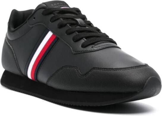 Tommy Hilfiger strip-detail low-top sneakers Black