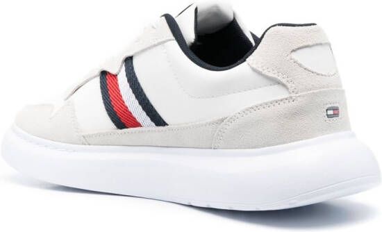 Tommy Hilfiger stripe detailing low-top sneakers White