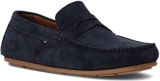 Tommy Hilfiger suede penny loafers Blue