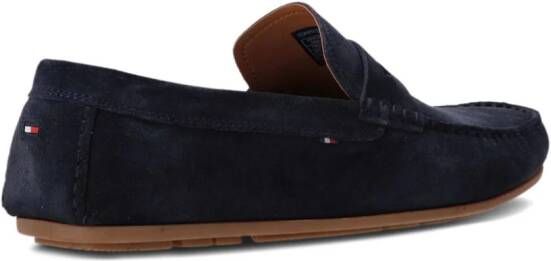 Tommy Hilfiger suede penny loafers Blue