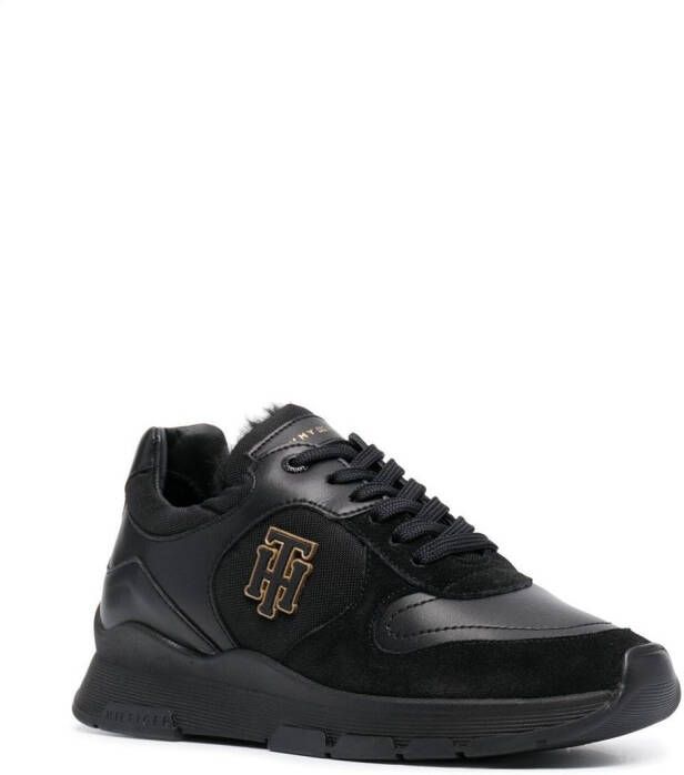 Tommy Hilfiger Warmlined logo-patch sneakers Black