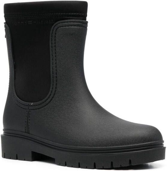 Tommy Hilfiger zip-fastening rain boots Black