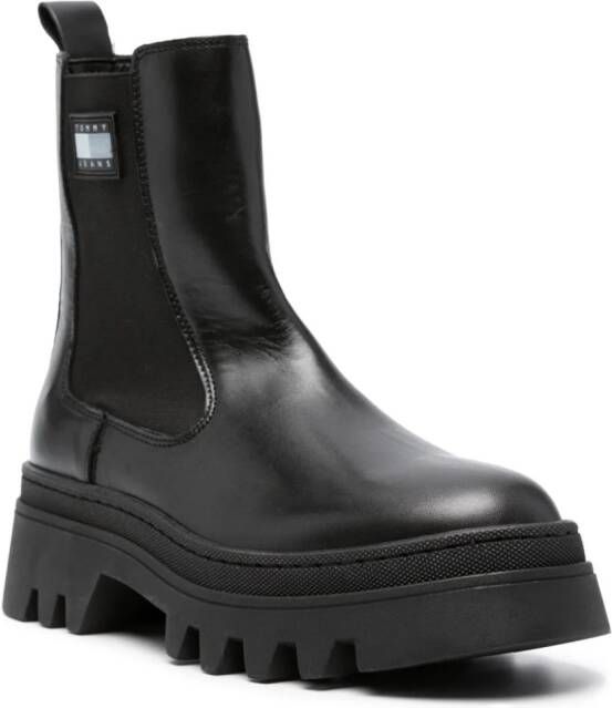 Tommy Jeans 40mm chelsea boots Black
