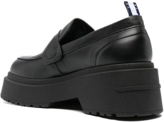 Tommy Jeans Ava leather loafers Black