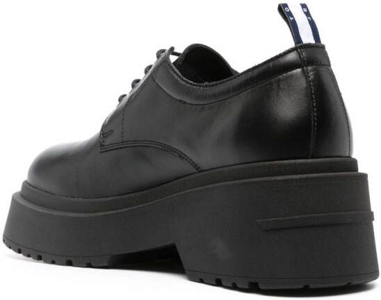 Tommy Jeans Ava leather Oxford shoes Black