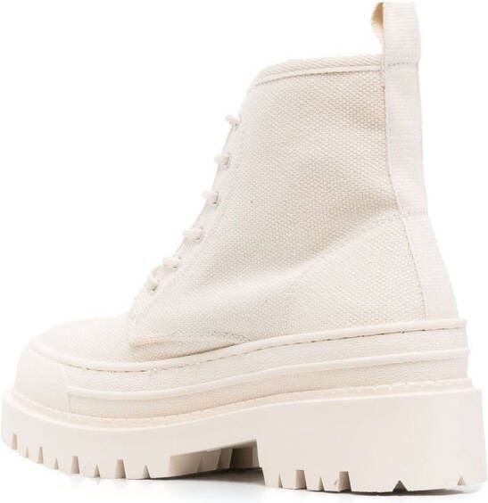Tommy Jeans Foxing lace-up ankle boots Neutrals
