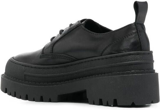 Tommy Jeans Foxing lace-up block-heel shoes Black