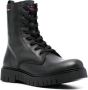 Tommy Jeans lace-up leather ankle boots Black - Thumbnail 2
