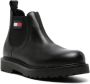 Tommy Jeans leather Chelsea boots Black - Thumbnail 2