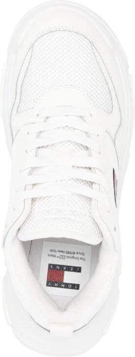 Tommy Jeans logo-appliqué sneakers White