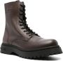 Tommy Jeans logo-debossed leather boots Brown - Thumbnail 2
