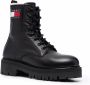 Tommy Jeans logo flag lace-up boots Black - Thumbnail 2