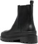 Tommy Jeans logo patch leather Chelsea boots Black - Thumbnail 3