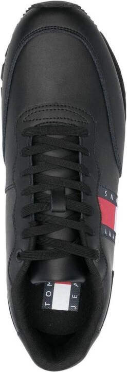 Tommy Jeans logo-patch low-top sneakers Black