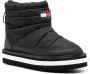 Tommy Jeans logo-patch padded ankle boots Black - Thumbnail 2