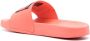 Tommy Jeans logo-patch round-toe slides Pink - Thumbnail 3