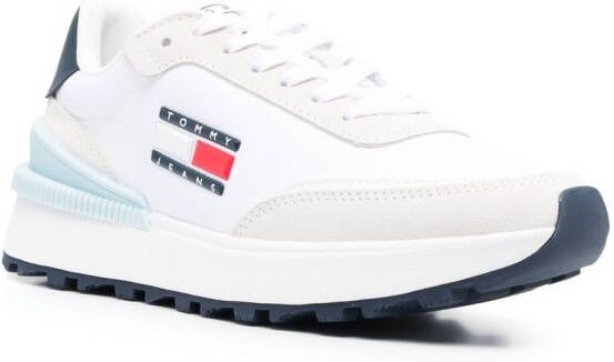 Tommy Jeans logo-plaque low-top sneakers White