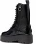 Tommy Jeans patent lace-up boots Black - Thumbnail 3