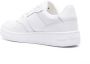 Tommy Jeans Retro Basket leather sneakers White - Thumbnail 3