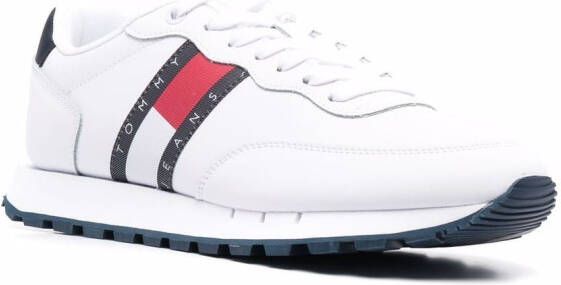 Tommy Jeans side logo-print sneakers White